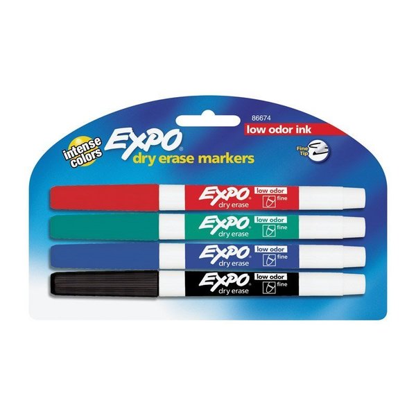 Sharpie Expo Dry Erasemarker 4Ct 86674K